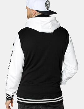 Sudadera HYRAW Capucha Abierta HOSTILE - Black/White