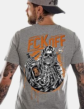 Camiseta HYRAW FCK OFF - Grey