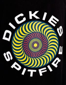 Camiseta DICKIES X SPITFIRE - Black