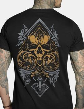 Camiseta HYRAW ACE OF SKULL - Black