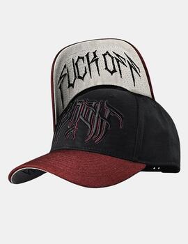 Gorra HYRAW RED LIGHT - Black/Burgundy