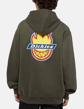 Sudadera Cap. DICKIES X SPITFIRE - Olive Green