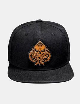 Gorra HYRAW ACE OF SKULL - Black