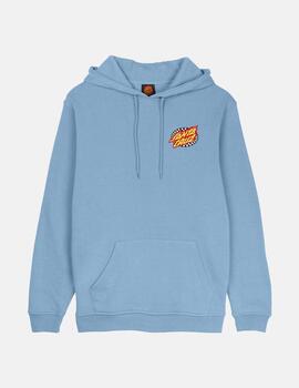 Sudadera Capucha SANTA CRUZ GOAL FLAME - Crystal Blue