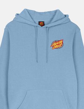 Sudadera Capucha SANTA CRUZ GOAL FLAME - Crystal Blue