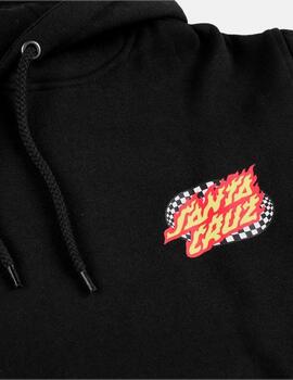 Sudadera Capucha SANTA CRUZ GOAL FLAME - Black