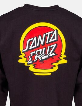 Camiseta SANTA CRUZ DOT REFLECTION - BLACK