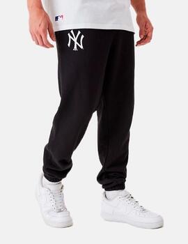 Pantalón NEW ERA MLB ESSENTLS JOGGER NEYYAN - Black/White