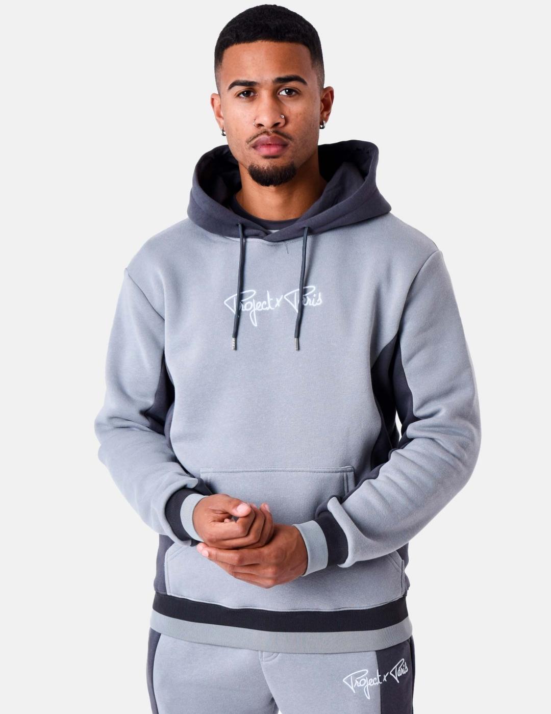 Sudadera Capucha PROJECT X PARIS 2322029 - Gris Claro