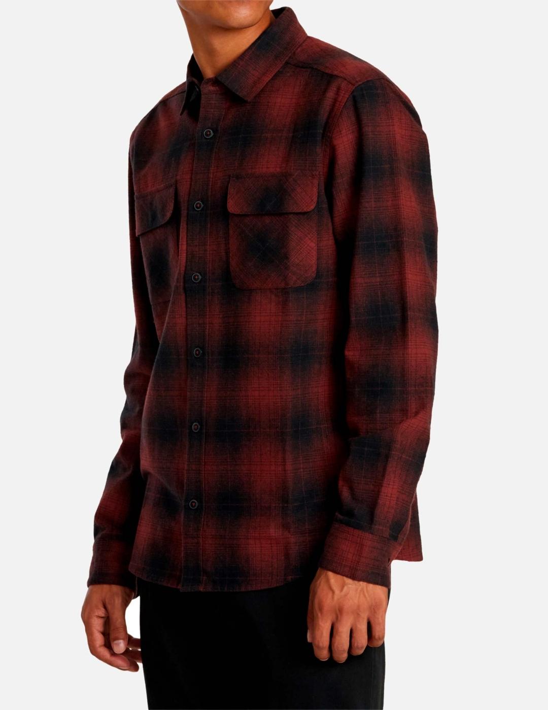 Camisa RVCA DAYSHIFT FLANL - Red Earth