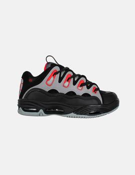 Zapatillas OSIRIS D3 2001 - Black/Lt. Grey/Red