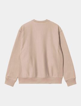 Sudadera Crew CARHARTT AMERICAN SCRIPT - Fleur De Sel