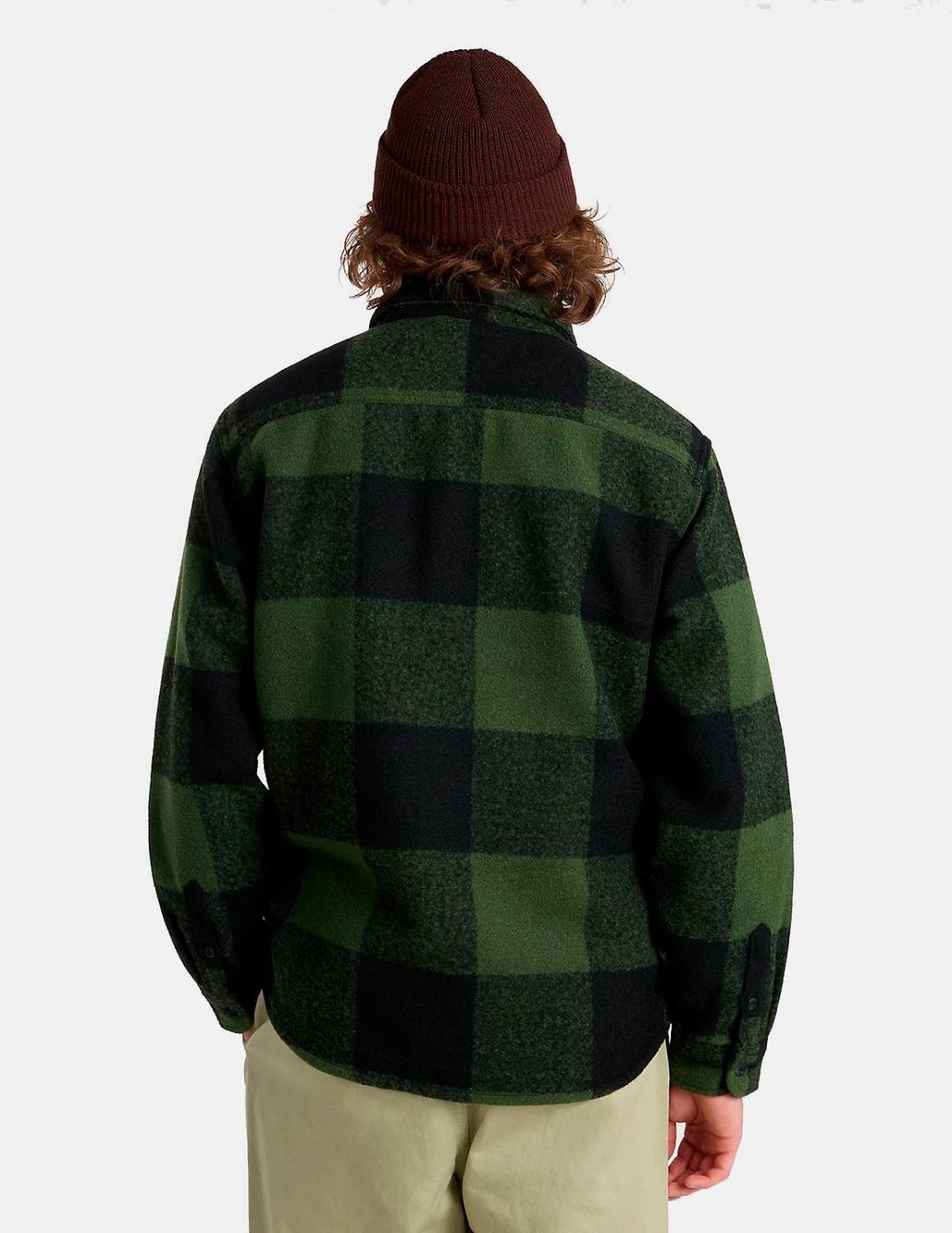 Camisa VANS DENBY FUZZY SHACKET - Black/Loden Green