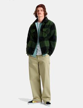 Camisa VANS DENBY FUZZY SHACKET - Black/Loden Green