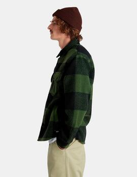 Camisa VANS DENBY FUZZY SHACKET - Black/Loden Green