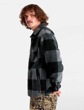 Camisa VANS DENBY FUZZY SHACKET - Black/Drizzle