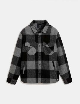 Camisa VANS DENBY FUZZY SHACKET - Black/Drizzle