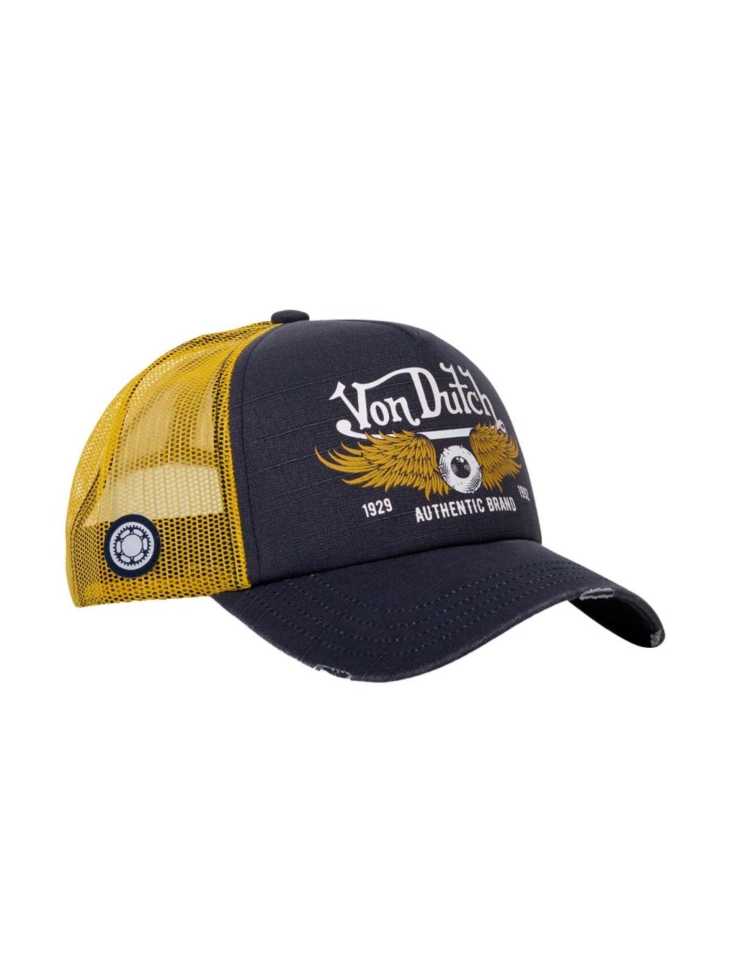 Gorra VON DUTCH CREW14 - Blue/Yellow