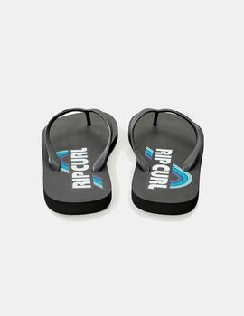 Chanclas RIP CUL SURF REVIVAL LOGO - Black/Grey/Bl