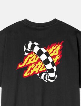 Camiseta SANTA CRUZ GOAL FLAME - Black