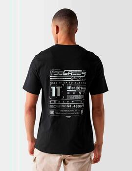 Camiseta 11 DEGREES FUTURE TECH BACK GRAPHIC - Black