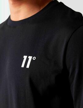 Camiseta 11 DEGREES FUTURE TECH BACK GRAPHIC - Black