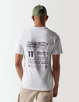 Camiseta 11 DEGREES FUTURE TECH BACK GRAPHIC - White