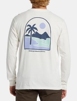 Camiseta BILLABONG SUNDOWN LS - Off White