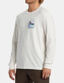 Camiseta BILLABONG SUNDOWN LS - Off White