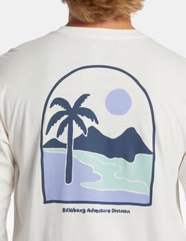 Camiseta BILLABONG SUNDOWN LS - Off White