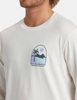 Camiseta BILLABONG SUNDOWN LS - Off White