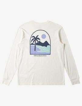 Camiseta BILLABONG SUNDOWN LS - Off White