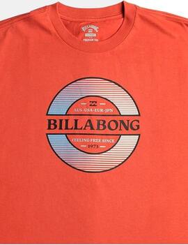 Camiseta BILLABONG RIPTIDE - Dusty Red