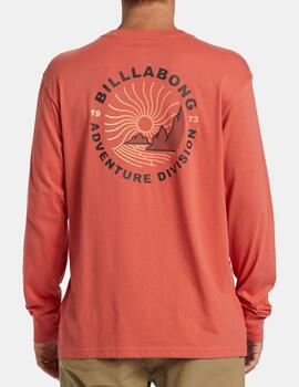 Camiseta BILLABONG ROCKIES LS - Washed Red