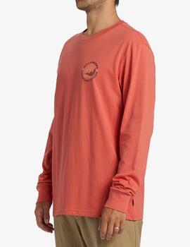 Camiseta BILLABONG ROCKIES LS - Washed Red