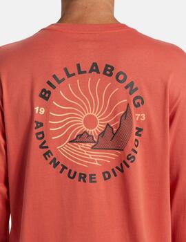 Camiseta BILLABONG ROCKIES LS - Washed Red