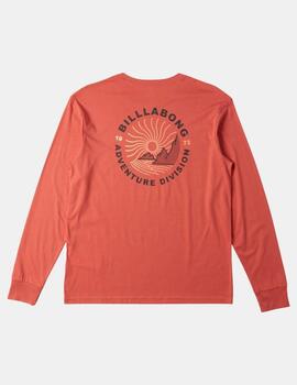 Camiseta BILLABONG ROCKIES LS - Washed Red