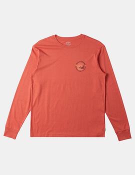 Camiseta BILLABONG ROCKIES LS - Washed Red