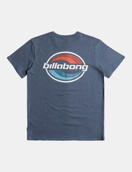 Camiseta BILLABONG WALLED JR - Slate Blue