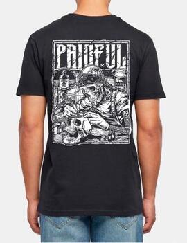 Camiseta PAINFUL CLOTHING TATTOO STUDIO - Black