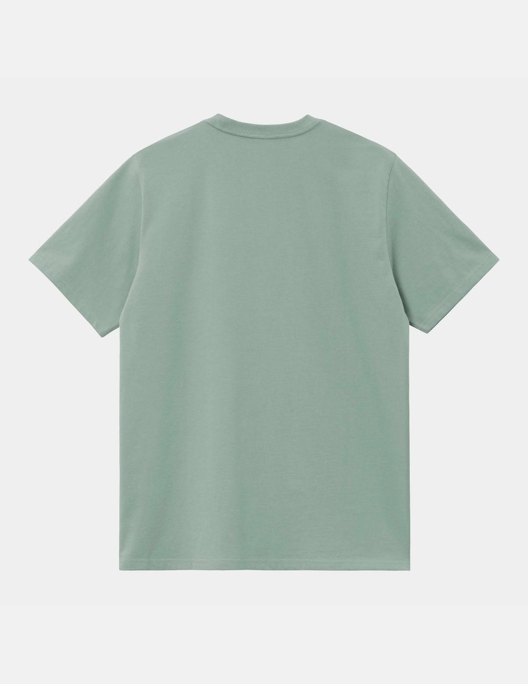 Camiseta CARHARTT CHASE - Frosted Green / Gold