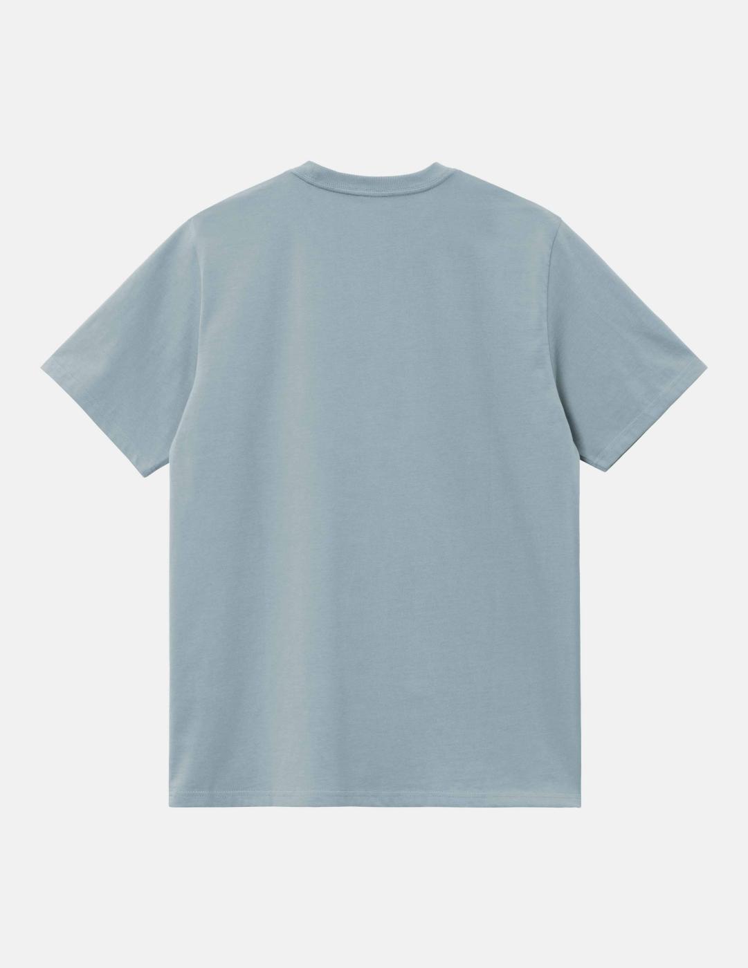 Camiseta CARHARTT CHASE - Frosted Blue / Gold