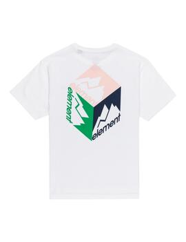 Camiseta JR ELEMENT JOINT CUBE - Optic Whjite