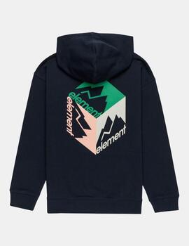 Sudadera Capucha JR ELEMENT JOINT CUBE - Eclipse Navy