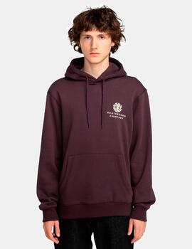 Sudadera Capucha ELEMENT HALO - Plum Perfect