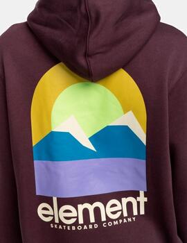 Sudadera Capucha ELEMENT HALO - Plum Perfect