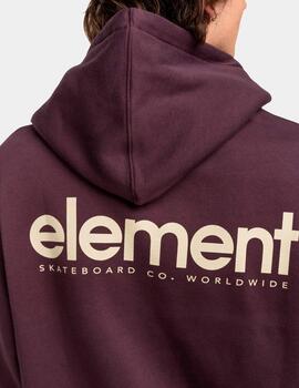 Sudadera Capucha ELEMENT SIMPLE LOGO - Plum Perfect