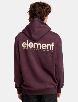 Sudadera Capucha ELEMENT SIMPLE LOGO - Plum Perfect