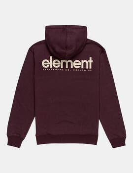 Sudadera Capucha ELEMENT SIMPLE LOGO - Plum Perfect