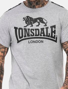 Camiseta LONSDALE STOUR - Marl Grey/Black/White